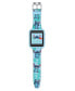 ფოტო #3 პროდუქტის Children's Stitch Blue Silicone Smart Watch 38mm