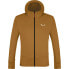 Куртка женская SALEWA Puez Polarlite Grid 260 г/кв.м. Gold Brown, 2XL - фото #2