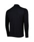 Фото #2 товара Куртка квартал с застежкой-молнией Levelwear мужская черная с вышивкой Chicago Bulls Nano Engineered Knit Fabric