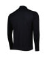 Men's Black Chicago Bulls Nano Engineered Knit Fabric Quarter-Zip Jacket