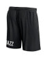 Фото #4 товара Men's Black Utah Jazz Free Throw Mesh Shorts