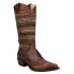 Фото #2 товара Roper Material Shaft Snip Toe Cowboy Womens Brown Casual Boots 09-021-7622-0788