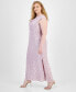 ფოტო #3 პროდუქტის Plus Size Sequined Lace Draped-Neck Gown