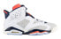 Jordan Air Jordan 6 Retro Tinker 中帮 复古篮球鞋 GS 白色 / Кроссовки Jordan Air Jordan 384665-104