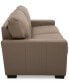 Фото #13 товара Ennia 75" Leather Apartment Sofa, Created for Macy's