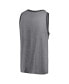 Фото #3 товара Men's Heathered Gray and Heathered Charcoal Chicago Bears Famous Tri-Blend Tank Top