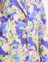 Фото #4 товара ASOS DESIGN floral suit dad blazer in blue