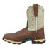 Фото #3 товара Corral Boots Farm & Ranch Square Toe Cowboy Womens Brown Casual Boots W5002