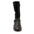 Фото #3 товара Softwalk Rae S1958-001 Womens Black Wide Leather Zipper Casual Dress Boots 7