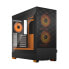 Fractal Design Pop Air - Tower - PC - Black - Orange - ATX - micro ATX - Mini-ITX - Steel - Tempered glass - Multi