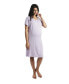 Фото #1 товара Women's Rosa Maternity/Nursing Hospital Gown