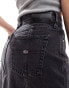 Tommy Jeans claire denim midi skirt in black Jeansschwarz, W28 - фото #3