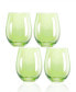 Фото #1 товара Carnival Stemless 19 oz Wine Glasses, Set of 4