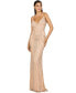 ფოტო #1 პროდუქტის Women's Spaghetti Strap Beaded Dress