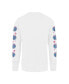 ფოტო #4 პროდუქტის Men's White Washington Wizards City Edition Downtown Franklin Long Sleeve T-shirt