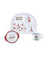Фото #1 товара The World of Eric Carle Holiday, The Very Hungry Caterpillar Happy Holidays Kids Melamine 3 Piece Set