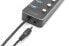 Фото #5 товара DIGITUS USB 3.0 hub, 7-port, switchable, aluminium housing