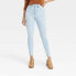 Фото #1 товара Women's High-Rise Skinny Jeans - Universal Thread Light Blue 10 Short