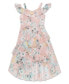 ფოტო #2 პროდუქტის Big Girls Floral Ruffle Maxi Length Dress