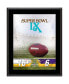 Pittsburgh Steelers vs. Minnesota Vikings Super Bowl IX 10.5" x 13" Sublimated Plaque