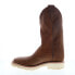 Фото #10 товара Double H Wooten Domestic Wide Square Toe Roper 12" Mens Brown Work Boots