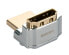 Lindy CROMO HDMI Adapter 90° down - HDMI - HDMI - Silver
