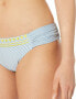 Фото #2 товара Lucky Brand Womens 184496 Side Shirred Hipster Bikini Bottom Swimwear Size XS