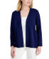 ფოტო #1 პროდუქტის Petite Newport Open-Front Cardigan