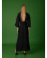 Фото #12 товара Women's V-Neck Three-Quarter-Sleeve Dress