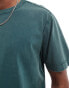 Фото #3 товара Hollister relaxed fit t-shirt in dark green