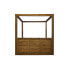Фото #9 товара кровать Home ESPRIT полиэстер Сосна Переработанная древесина 202 x 222 x 215 cm