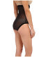 Фото #1 товара Wolford 300860 Women's Tulle Control Panty High Waist Black Body Shaper Size 34