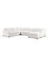 Фото #1 товара Garcelle 4 Piece Stain-Resistant Fabric Sectional