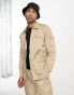 Rains – Nylon-Hemdjacke in Sandbeige