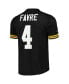 Фото #3 товара Men's Brett Favre Black Green Bay Packers Retired Player Name and Number Mesh Top