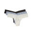 Hanky Panky 187992 Womens Underwear 3-Pack Low Rise Thong Panties One Size