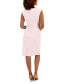 ფოტო #2 პროდუქტის Petite Notched-Neck Sheath Dress