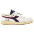 Фото #1 товара Diadora Magic Basket Low Icona Lace Up Mens White Sneakers Casual Shoes 177730-