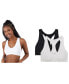 Фото #7 товара Women's 2-Pack Originals SuperSoft Ultimate V-Neck Racerback Bralette DUS201