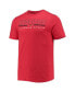 ფოტო #3 პროდუქტის Men's Heathered Charcoal, Red Illinois State Redbirds Meter T-shirt and Pants Sleep Set