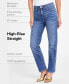 Фото #4 товара Women's High-Rise Straight-Leg Jeans, Created for Macy's