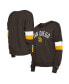 ფოტო #1 პროდუქტის Women's Brown San Diego Padres Game Day Crew Pullover Sweatshirt