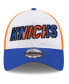 Фото #2 товара Men's White, Blue New York Knicks Back Half 9TWENTY Adjustable Hat