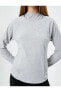 Kapüşonlu Spor Sweatshirt Sıcak Tutan Yumuşak Tuşe Dokulu Cepli