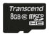 Фото #4 товара Transcend microSDXC/SDHC Class 10 8GB - 8 GB - MicroSDHC - Class 10 - NAND - 90 MB/s - Black