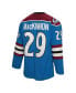 Фото #4 товара Men's Nathan MacKinnon Blue Colorado Avalanche Big and Tall 2013 Blue Line Player Jersey