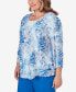 Фото #5 товара Plus Size Neptune Beach Seashell Embellished Top with Necklace