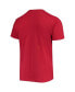 ფოტო #3 პროდუქტის Red Beast Men's Mode Collegiate Wordmark T-Shirt