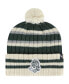 Men's Green Michigan State Spartans No Huddle Cuffed Knit Hat with Pom