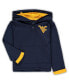 Фото #3 товара Toddler Boys Navy, Heathered Gray West Virginia Mountaineers Poppies Hoodie and Sweatpants Set